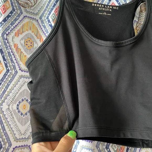 Athleta Black Cropped top - Picture 2 of 6